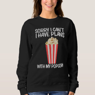 Sweatshirt Cool Popcorn Pour Hommes Femmes Beurre Sucré Beurr