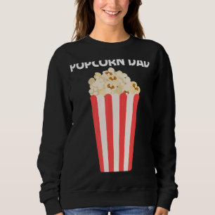 Sweatshirt Cool Popcorn Pour Papa Père Beurre Doux Beurre Sal