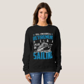 Sweatshirt Cool RETIREMENT plan SAILING (Devant entier)