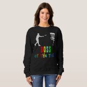 Sweatshirt Cool Retro Disc Golf Sport 18 (Devant entier)