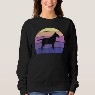 Sweatshirt Cool Retro Sunset Bull Terriers Great Terrier Owen