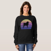 Sweatshirt Cool Retro Sunset Carlins Grand propriétaire de Ca (Devant entier)