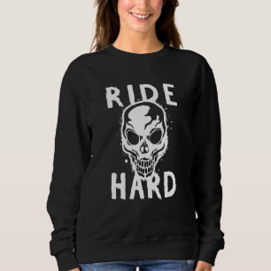 Sweatshirt Cool Ride à déclaration dure Ventilateur Moto Moto