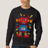Sweatshirt Cool Robotique Ingénieur Robot Kids (Devant)