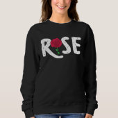 Sweatshirt Cool Rose Simple Line Rose (Devant)