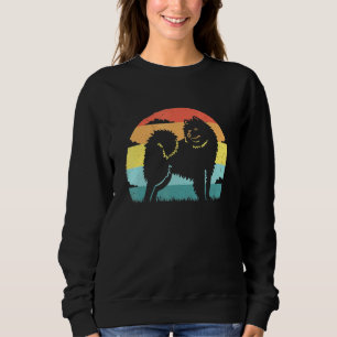 Sweatshirt Cool Samoyed Design Rétro Vintage Sunset Samoyed