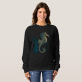 Sweatshirt Cool Sea Horse (Devant entier)