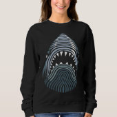 Sweatshirt Cool Shark Head (Devant)
