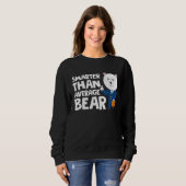 Sweatshirt Cool Smarter Than Average Bear Polar Bear (Devant entier)