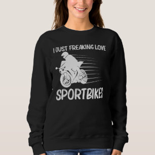 Sweatshirt Cool Vélo Sportbike Pour Hommes Femmes Motorcyc Pr