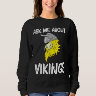 Sweatshirt Cool Viking Design Pour Hommes Femmes Casques Nors