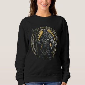 Sweatshirt Cool Viking Nordman motif  Balder Nordic God