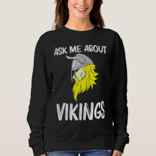 Sweatshirt Cool Viking Pour Hommes Femmes Casque À Corne Norm