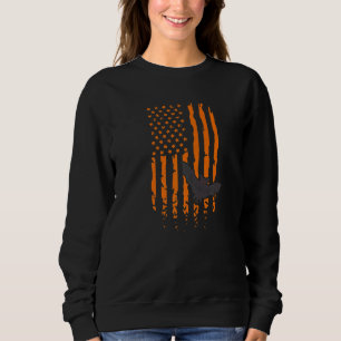 Sweatshirt Cool Vintage Usa Drapeau Trick Ou Treat Bat Hallow