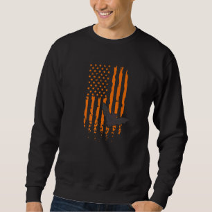 Sweatshirt Cool Vintage Usa Drapeau Trick Ou Treat Bat Hallow