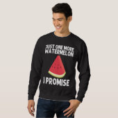 Sweatshirt Cool Watermelon  For Men Women Red Melon Fruit Bev (Devant entier)