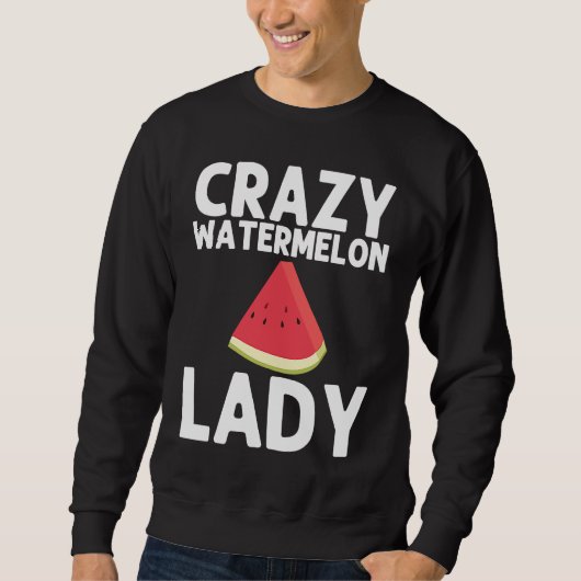 Sweatshirt Cool Watermelon  For Women Mom Red Melon Fruit Bev (Devant)