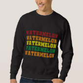 Sweatshirt Cool Watermelon Lettrage design Eté Watermelon (Devant)