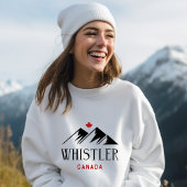 Sweatshirt Cool Whistler Canada Mountains Maple Leaf