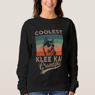 Sweatshirt Coolest Klee Kai Grandpa Hommes Cadeaux Drôle Chie