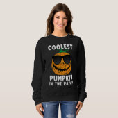 Sweatshirt Coolest Pumpkin In The Patch Halloween Boys Girls (Devant entier)