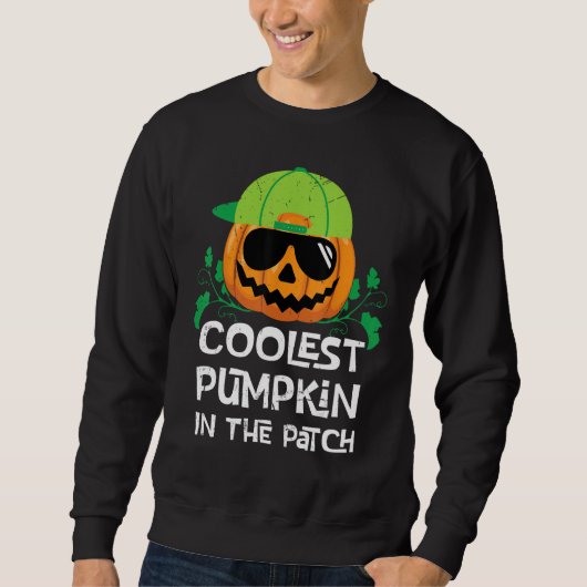 Sweatshirt Coolest Pumpkin In The Patch Toddler Boys Hallowee (Devant)