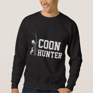 Sweatshirt Coon Hunters Vinatage Raccoon Chasse Entraînement