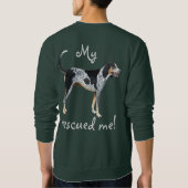Sweatshirt Coonhound de Bluetick de délivrance (Dos)