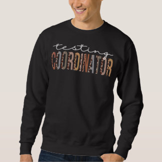 Sweatshirt Coordinateur De Test Leopard Appréciation Pour Les