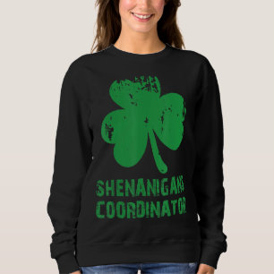 Sweatshirt Coordinateur des Shenanigans vintages Saint Patric
