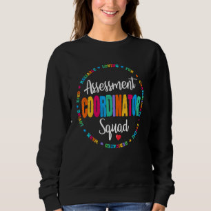 Sweatshirt Coordonnateur de l'évaluation Équipe d'essai de l'