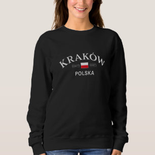 Sweatshirt Coordonnées polonaises Cracovie polonaise Cracovie