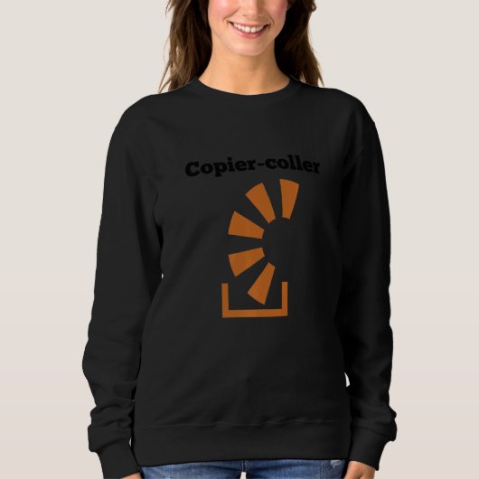 Sweatshirt Copier Coller Programmeur Développeur de logiciel (Devant)