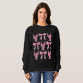 Sweatshirt Coquette croustillante croustillante y2k Clean Gir (Devant entier)