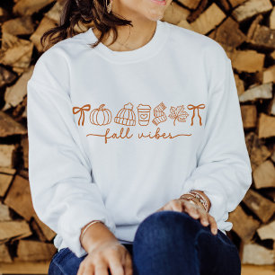 Sweatshirt Coquette des vidéos d'automne