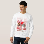Sweatshirt Coquette élégante MOM FOOTBALL (Devant entier)