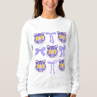 Sweatshirt Coquette très tendance Bows and Tigers Louisiane