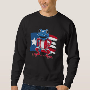 Sweatshirt Coqui Frog Porto Rico Pride Boricua Porto-Rico