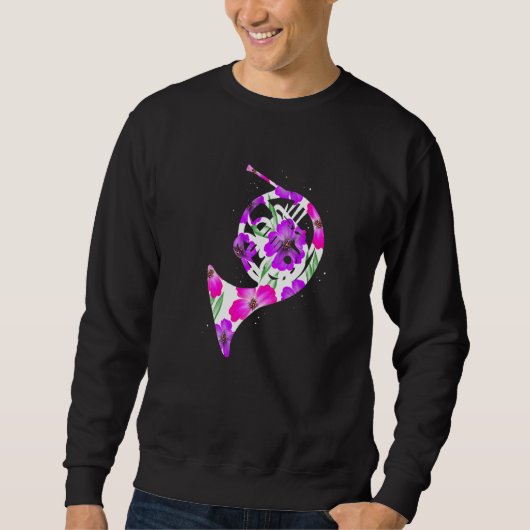 Sweatshirt Cor d'harmonie Joueurs de cor d'harmonie (Devant)