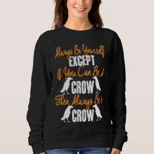 Sweatshirt Corbeau Corbeau Oiseau Animal Garçons Vintages Fil