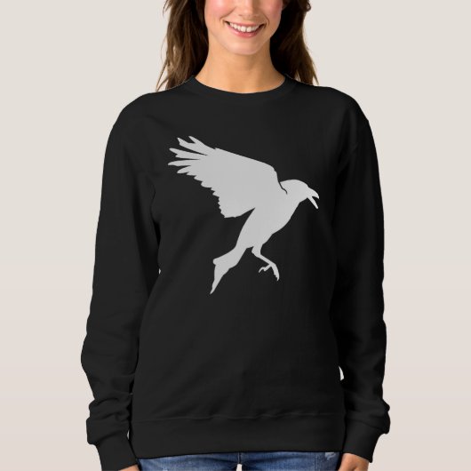 Sweatshirt Corbeau volant (Devant)
