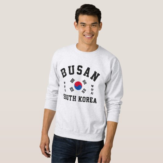 Sweatshirt Corée du Sud de Busan (Devant entier)