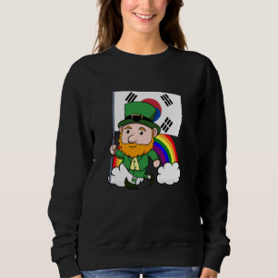 Sweatshirt Corée du Sud Fier drapeau coréen Saint-Patricks Da