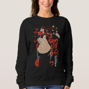 Sweatshirt Coréen Drama Kdrama Doigt Coeur 43