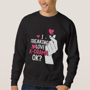 Sweatshirt Coréen Drama Love K Pop Doigt Coeur Kdrama Sud