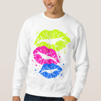 Sweatshirt Corey Tiger 80s Vintage Lèvres & Étoiles Baisers