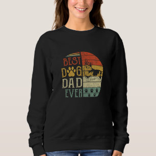 Sweatshirt Corgi Best Dog Papa Jamais Vintage Fête des pères