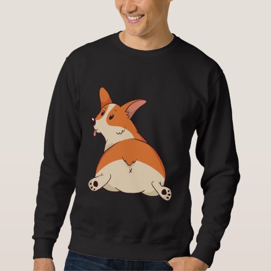 Sweatshirt Corgi Butt 201 (Devant)