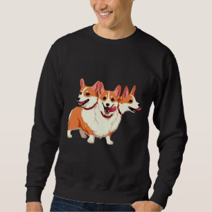 Sweatshirt Corgi Cerberus