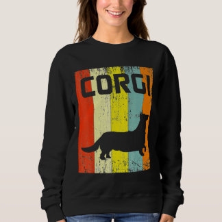 Sweatshirt Corgi Chien S Disco Retro I Chiens
